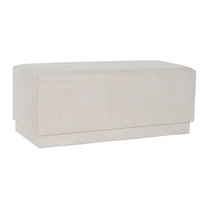 Hocker DKD Home Decor Beige Holz MDF 100 x 40 x 40 cm