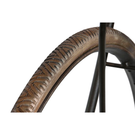 Beistelltisch DKD Home Decor Motorrad Schwarz natürlich Holz Metall 180 x 35 x 86 cm