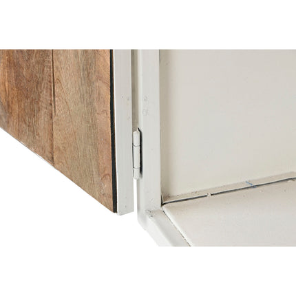 Beistelltisch DKD Home Decor Weiß Braun Metall 165 x 35,5 x 83,8 cm