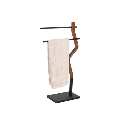 Handtuchständer DKD Home Decor Braun Schwarz Metall Eg 43,5 x 20 x 85 cm