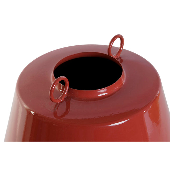 Vase Home ESPRIT Senf Terrakotta Eisen Lackierung 24 x 24 x 19 cm (2 Stück)