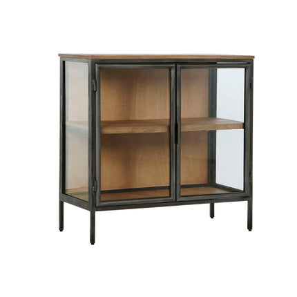 Anrichte Home ESPRIT natürlich Dunkelgrau 90 x 40 x 90 cm