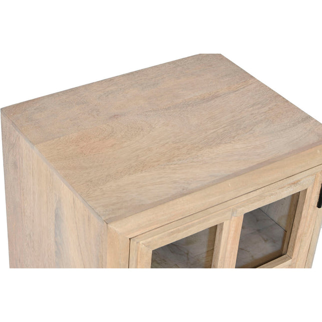 Nachttisch Home ESPRIT natürlich Kristall Mango-Holz 45 x 35 x 57 cm
