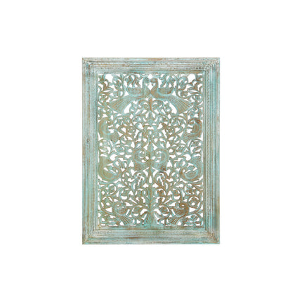 Wanddekoration Home ESPRIT türkis 85 x 6 x 120 cm