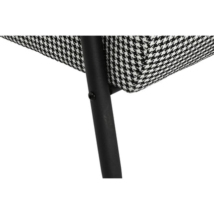 Sessel Home ESPRIT Weiß Schwarz Metall 72 x 91,5 x 91,5 cm