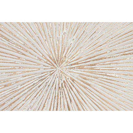 Wanddekoration Home ESPRIT Weiß Indianer Antiker Finish 120 x 5 x 120 cm