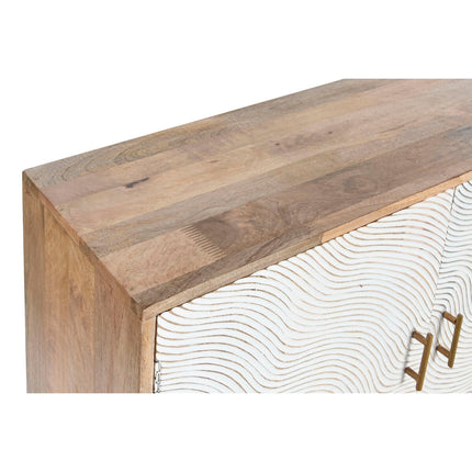 Anrichte Home ESPRIT Weiß Braun Gold 180 x 34 x 71 cm