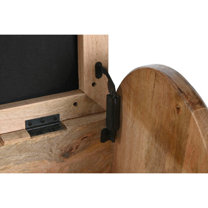 Hocker Home ESPRIT Weiß natürlich Hellbraun Mango-Holz 100 x 36 x 57 cm