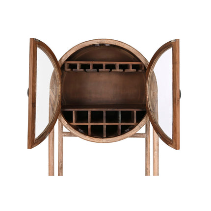 Beistellmöbel Home ESPRIT natürlich Kristall Teakholz Recyceltes Holz 75 x 40 x 182 cm