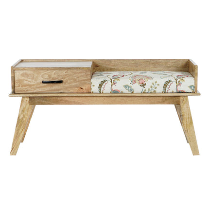 Hocker Home ESPRIT Bunt natürlich Mango-Holz 114 x 41 x 53 cm