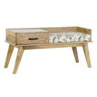 Hocker Home ESPRIT Bunt natürlich Mango-Holz 114 x 41 x 53 cm