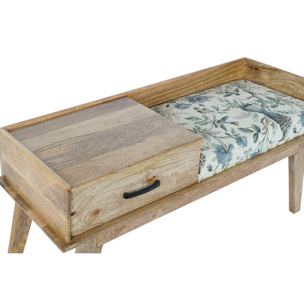 Hocker Home ESPRIT Bunt natürlich Mango-Holz 114 x 41 x 53 cm