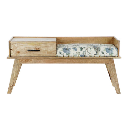 Hocker Home ESPRIT Bunt natürlich Mango-Holz 114 x 41 x 53 cm