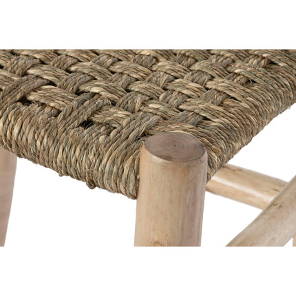 Hocker Home ESPRIT natürlich Jute Holz 120 x 35 x 45 cm
