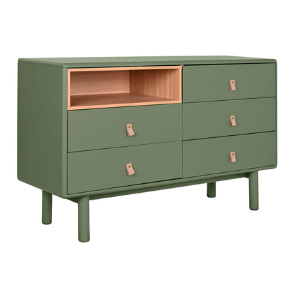 Kommode Home ESPRIT grün Polypropylen Holz MDF 120 x 40 x 75 cm