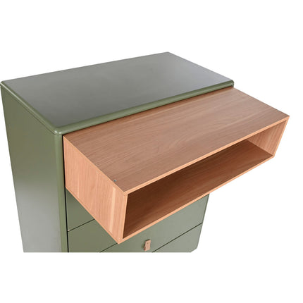 Schubladenschrank Home ESPRIT grün Polypropylen Holz MDF 80 x 40 x 117 cm