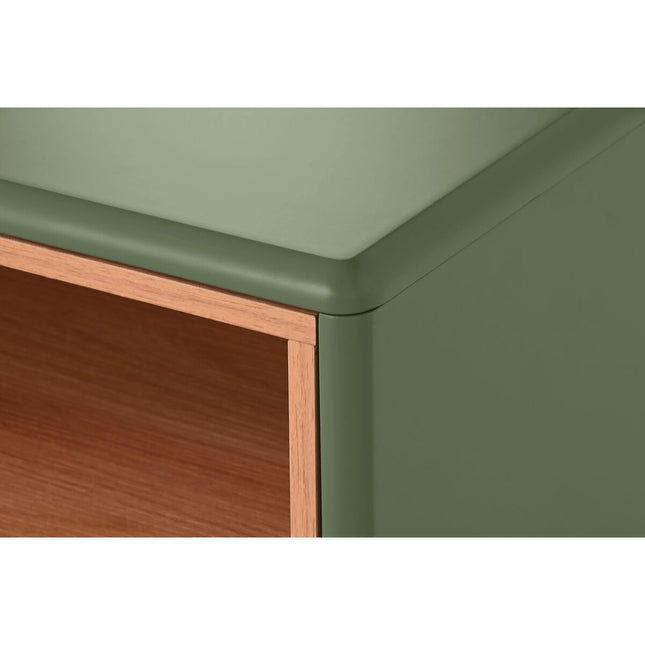 Nachttisch Home ESPRIT grün Holz MDF 48 x 40 x 55 cm