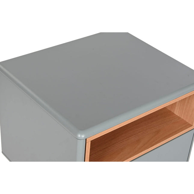Nachttisch Home ESPRIT Blau Grau natürlich Holz MDF 48 x 40 x 55 cm