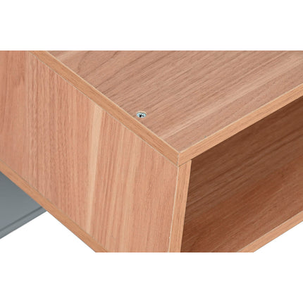 Nachttisch Home ESPRIT Blau Grau natürlich Holz MDF 48 x 40 x 55 cm