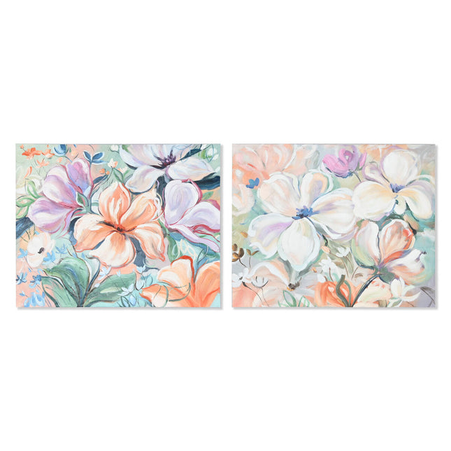 Bild Home ESPRIT Blomster Shabby Chic 100 x 3,7 x 80 cm (2 Stück)
