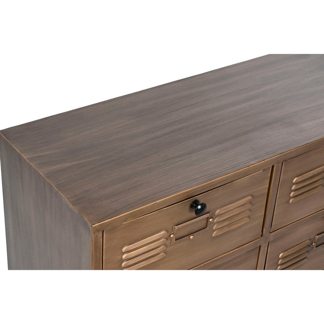 Schubladenschrank Home ESPRIT Gold Metall Loft 78 x 34 x 70 cm