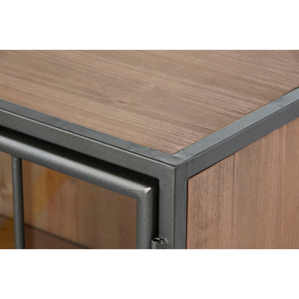 Anrichte Home ESPRIT Braun Grau natürlich Dunkelgrau 120 x 34 x 79 cm