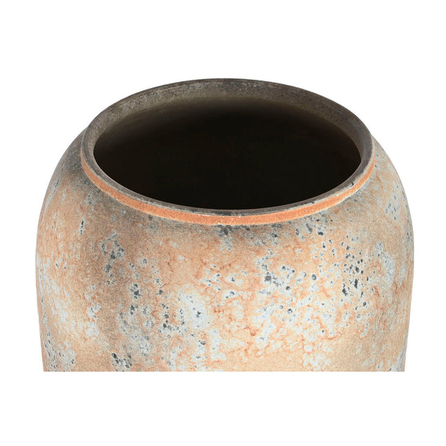 Vase Home ESPRIT Weiß Braun aus Keramik 36 x 36 x 120 cm