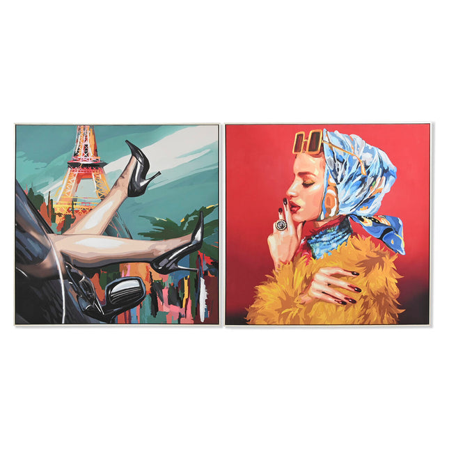 Bild Home ESPRIT Moderne 100 x 3,5 x 100 cm (2 Stück)