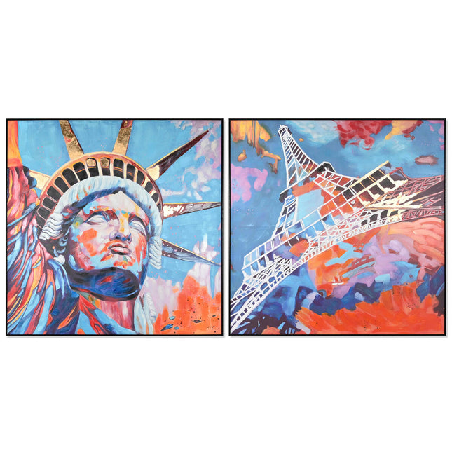 Bild Home ESPRIT Moderne 150 x 3,5 x 150 cm (2 Stück)