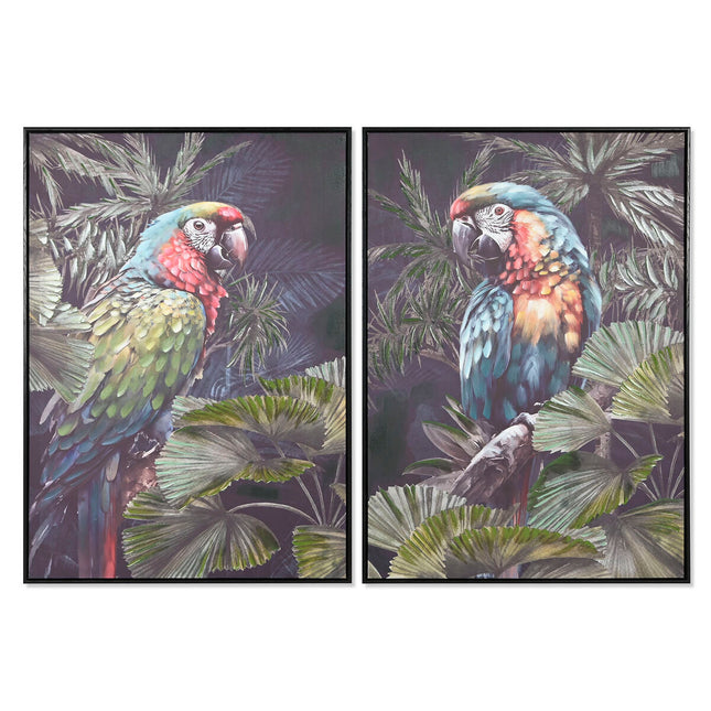 Bild Home ESPRIT Papagei Tropical 70 x 3,5 x 100 cm (2 Stück)