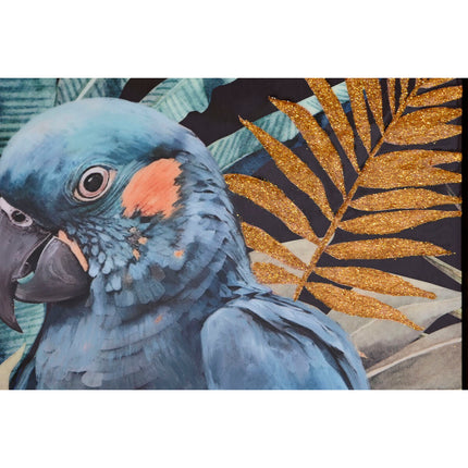Bild Home ESPRIT Papagei Tropical Lackierung 50 x 3,5 x 70 cm (2 Stück)