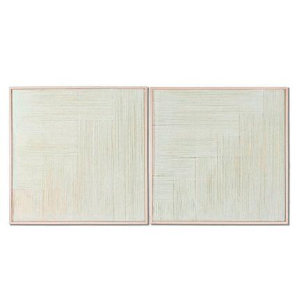Leinwand Home ESPRIT Moderne 80 x 3 x 80 cm (2 Stück)