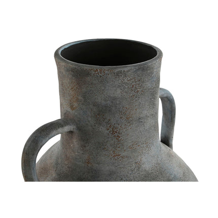 Vase Home ESPRIT Blau Grau Terrakotta Orientalisch 33 x 33 x 69 cm