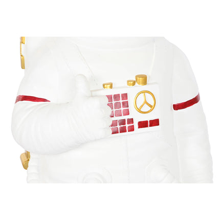 Deko-Figur Home ESPRIT Weiß Silberfarben Astronaut 46 x 49 x 118 cm