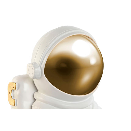 Deko-Figur Home ESPRIT Weiß Gold Astronaut 32,6 x 27,5 x 55,5 cm