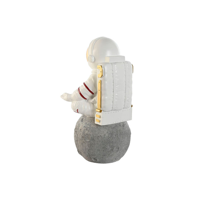 Deko-Figur Home ESPRIT Weiß Gold Astronaut 32,6 x 27,5 x 55,5 cm