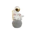 Deko-Figur Home ESPRIT Weiß Gold Astronaut 32,6 x 27,5 x 55,5 cm