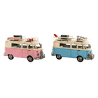 Deko-Figur Home ESPRIT Transporter Rosa Himmelsblau 27 x 10 x 16 cm (2 Stück)