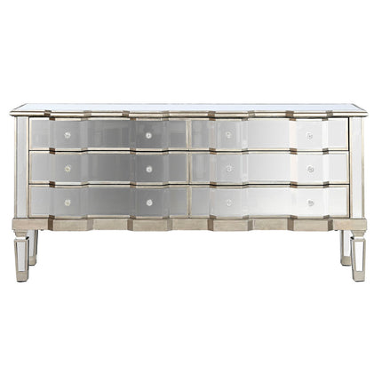 Anrichte Home ESPRIT Silberfarben 146 x 36 x 73 cm