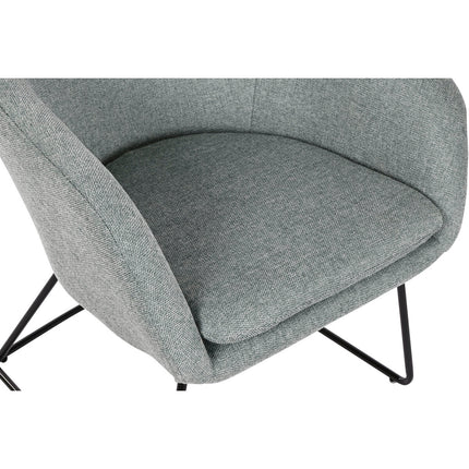 Sessel Home ESPRIT Schwarz grün Metall 63 x 64 x 70 cm