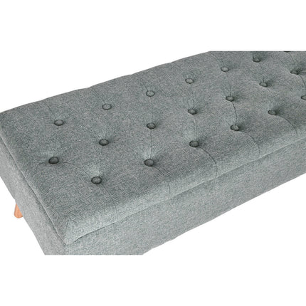 Hocker Home ESPRIT Schwarz grün natürlich Holz 114 x 44 x 42 cm