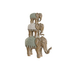 Deko-Figur Home ESPRIT Weiß Elefant Kolonial 24,5 x 9,5 x 35 cm