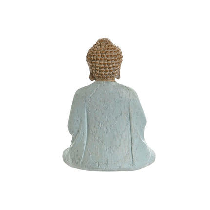 Deko-Figur Home ESPRIT Weiß grün türkis Buddha Orientalisch 6 x 4 x 8,5 cm (6 Stück)