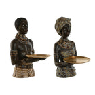 Deko-Figur Home ESPRIT Bunt Kolonial 45 x 29,5 x 62 cm (2 Stück)
