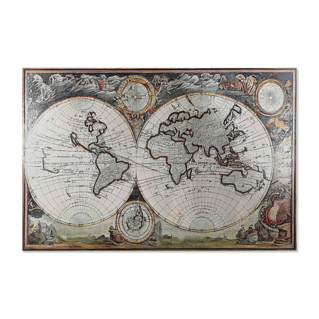 Bild Home ESPRIT Weltkarte Vintage 180 x 0,4 x 120 cm