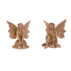 Deko-Figur Home ESPRIT Braun Fee 14 x 12 x 15,5 cm (2 Stück)