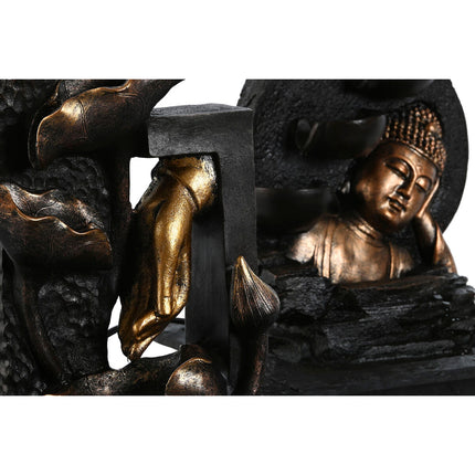 Springvand Home ESPRIT Harz Buddha Orientalisch 21 x 19 x 27 cm (2 Stück)