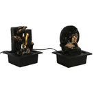 Springvand Home ESPRIT Harz Buddha Orientalisch 21 x 19 x 27 cm (2 Stück)
