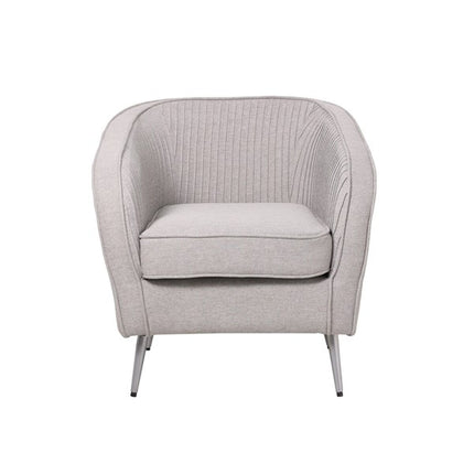Sessel Home ESPRIT Grau Silberfarben Metall 70 x 68 x 73 cm
