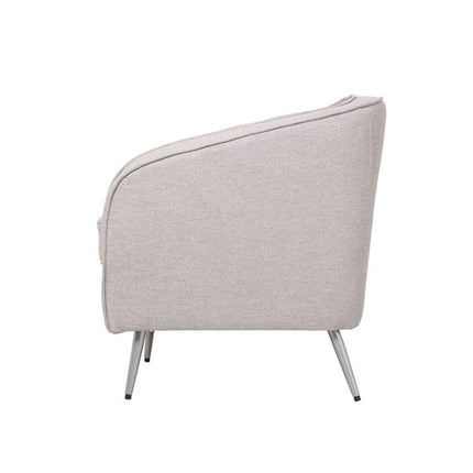 Sessel Home ESPRIT Grau Silberfarben Metall 70 x 68 x 73 cm